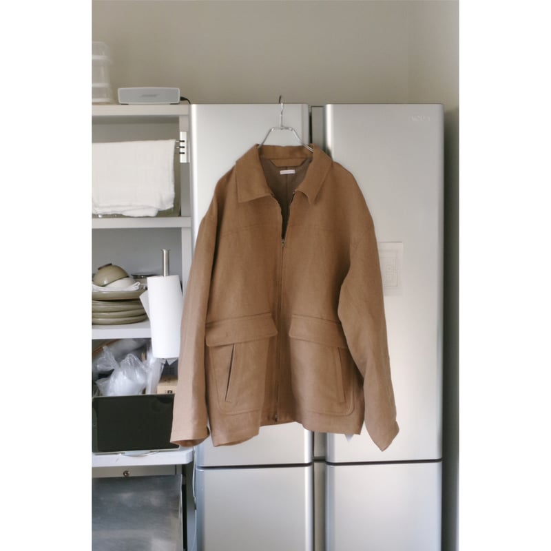 Blanc YM / Linen Silk Work JKT *BEIGE | AVET