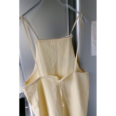FUJI /  COTTON LINEN ONEPIECE (for ladies) *YELLOW
