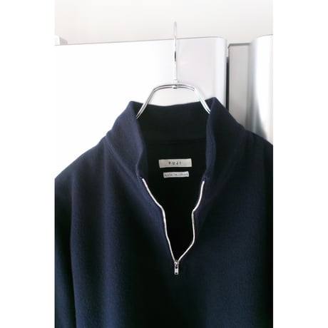 FUJI / BRUSHED WOOL PULLOVER *NAVY
