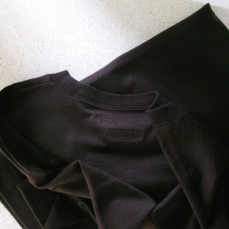 FUJI / WOOL S/S T-SHIRT *BROWN