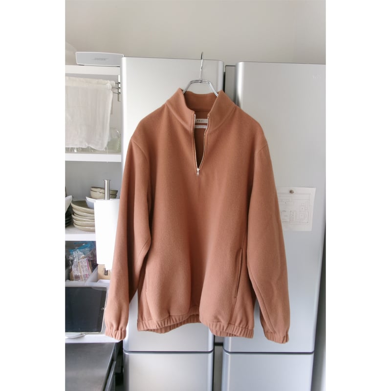 FUJI / BRUSHED WOOL PULLOVER *ORANGE | AVET
