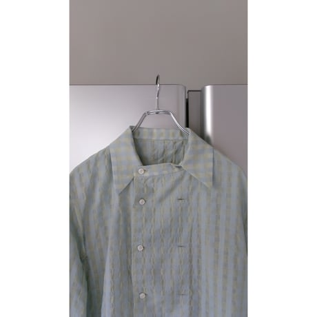 TOZAOU / Cock Lining Shirt *Blue