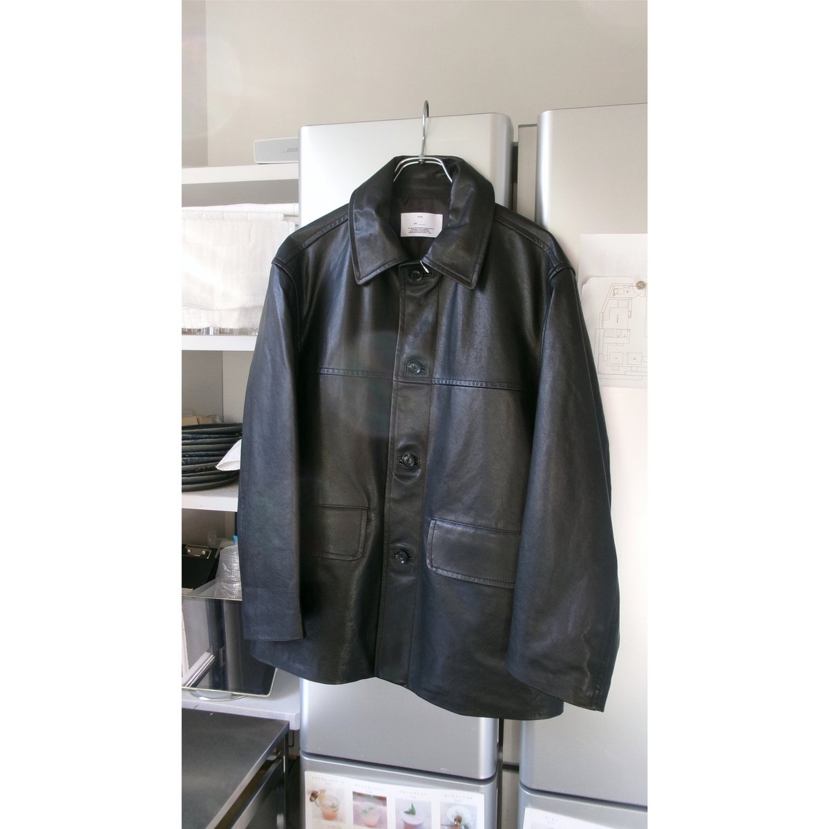 MY___ / LEATHER JACKET *ASH | AVET
