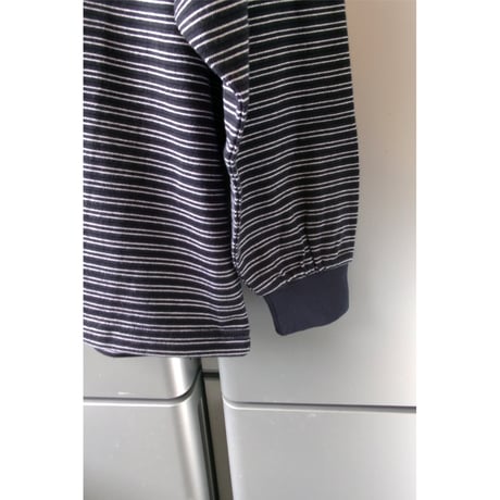 EVCON/ BORDER WIDE L/S T-SHIRT *CHARCOAL
