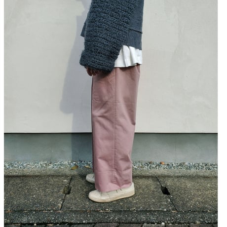 INTERIM / FRENCH ARMY CHINO 1-TUCK BAGGY SLACKS