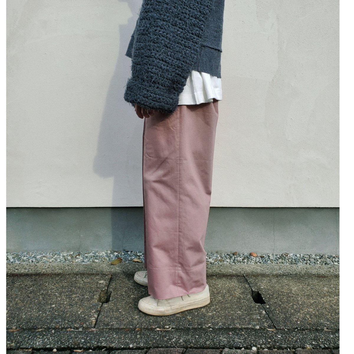 INTERIM WOOL 1-TUCK BAGGY SLACKS パンツ INTERIM TAILORING 1-TUCK