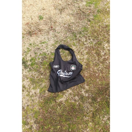 HIDAKA / "SUBSTITUTE" BIB TOTE *BLACK