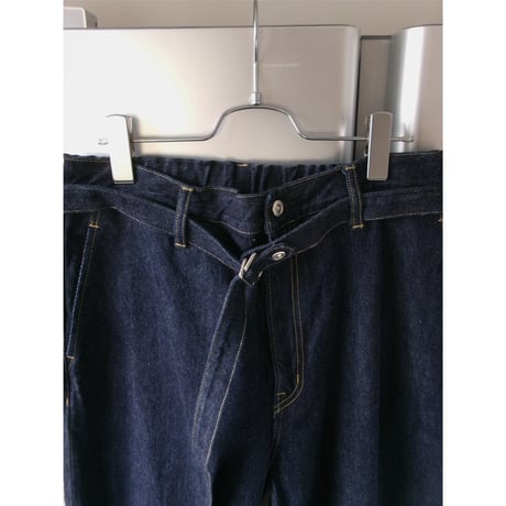 YOKO SAKAMOTO /  BELTED TROUSERS *INDIGO(ONE WASH)