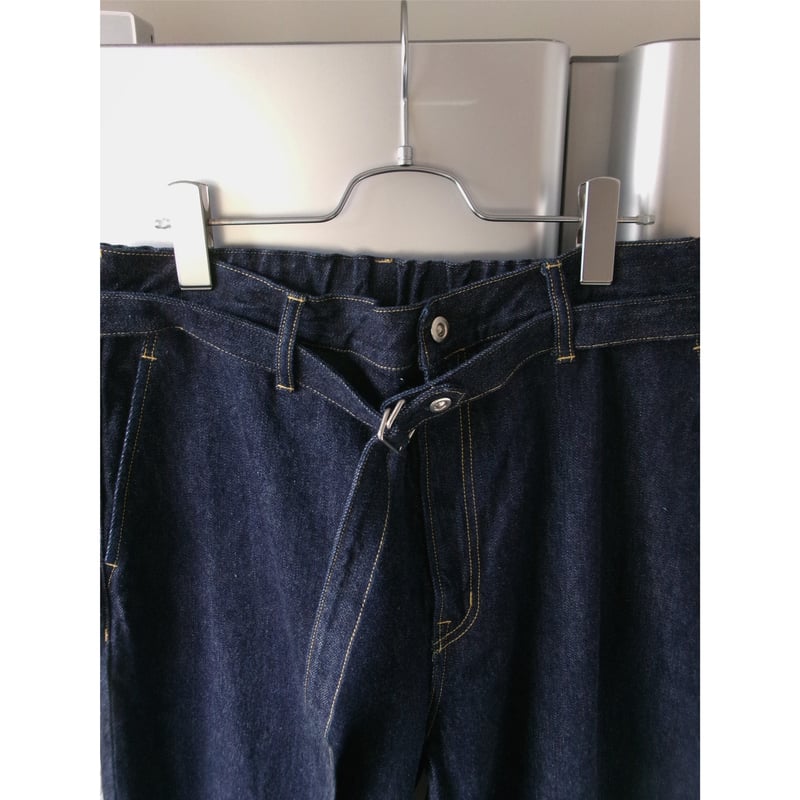 YOKO SAKAMOTO / BELTED TROUSERS *INDIGO(ONE WA