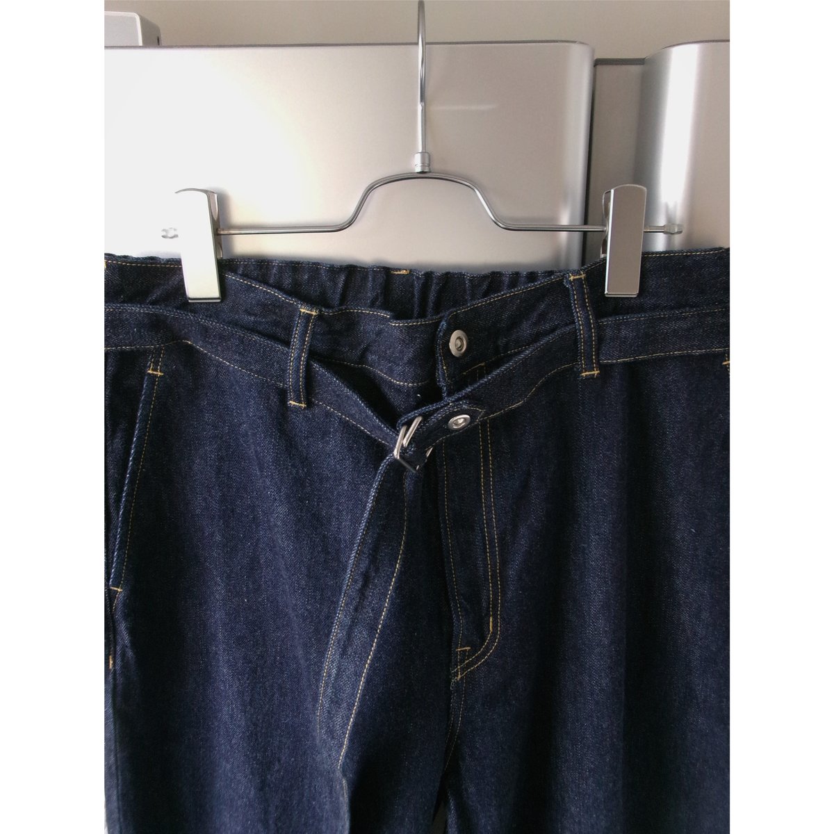 YOKO SAKAMOTO / BELTED TROUSERS *INDIGO(ONE WA