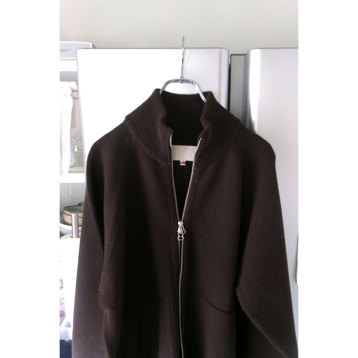 【新品】yoko sakamoto ニットガウン YOKO SAKAMOTO / DRIVERS KNIT *BROWN | AVET