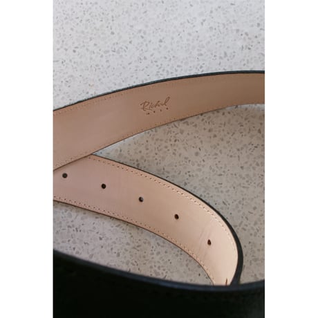 Rich I / LEATHER BELT *Black