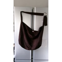 MY___ / NYLON TWILL SHOULDER BAG *BROWN