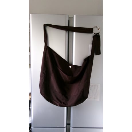 MY___ / NYLON TWILL SHOULDER BAG *BROWN