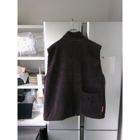 ABELIA EDWARD GOUCHA / MINIBAG VEST CORDUROY *BROWN
