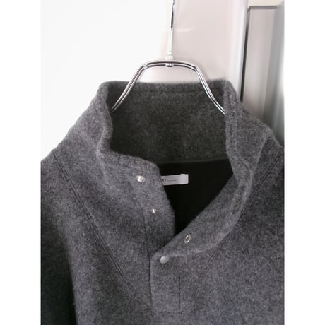 MY___ / WOOL ANGOLA FLEECE PULLOVER *CHARCOAL