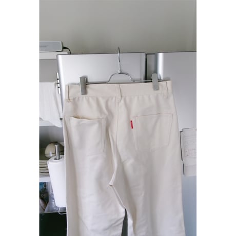 YUTASETOGAWA / Contour 5 Trousers -Ed.Pressed Twill *IVORY