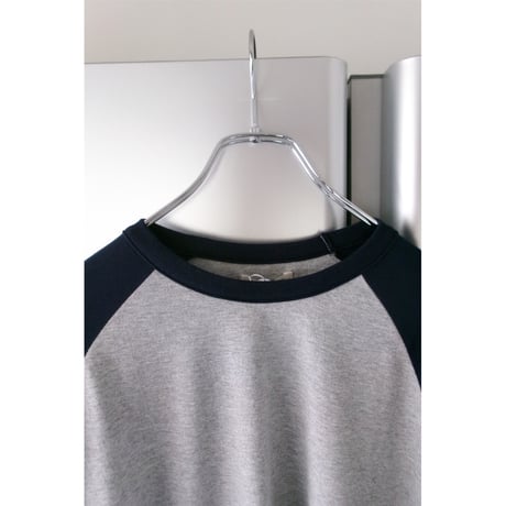 UNIVERSAL PRODUCTS / BASEBALL L/S T-SHIRTS *NAVY