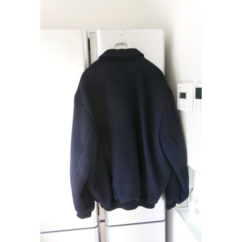 FUJI / WOOL MELTON BASIC BLOUSON *NAVY | AVET