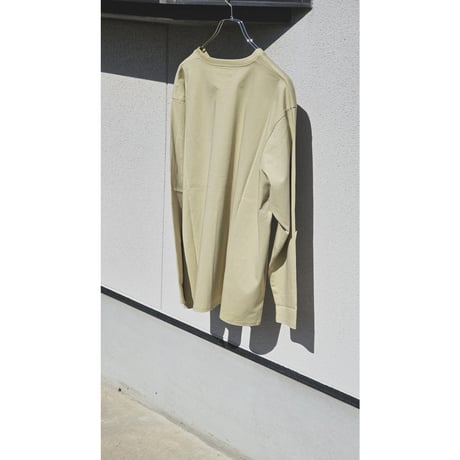 FUJI /  pure cotton long sleeve t-shirts *olive