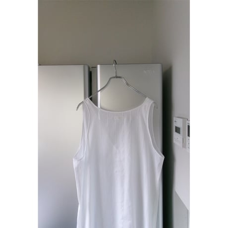 FUJI / COTTON STRIPE ONEPIECE(for ladies) *WHITE