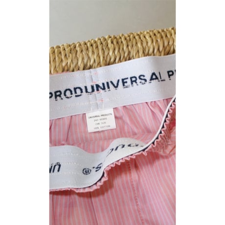 UNIVERSAL PRODUCTS / SUPIMA COTTON TRANKS *PINK STRIPE