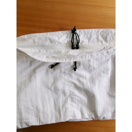 EVCON / BIG NYLON SHOULDER BAG *WHITE