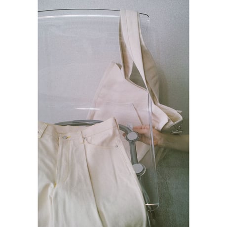 TOZAOU for AVET / Denim Miton Tote *cream