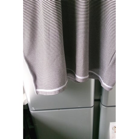 ABELIA EDWARD GOUCHA / CLASSIC T-SHIRT BORDER *BROWN
