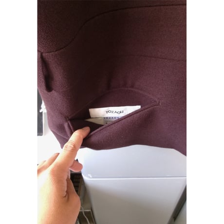 TOZAOU / High Tuck Waistcoat *BROWN
