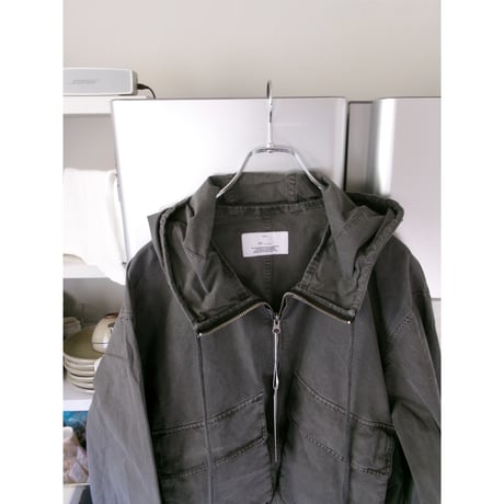 MY___ / GARMENT DYE HOODIE BLOUSON *SUMI