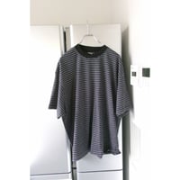 EVCON/ BORDER WIDE S/S T-SHIRT *BLACK