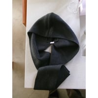MY___ /  CASHMERE BLENDED BALACLAVA WITH SCARF *CHARCOAL