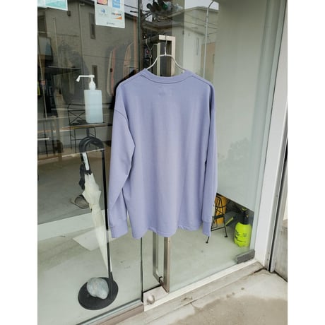 KIIT / 40//- COTTON BIO FINISH L/SLEEVE CUT&SEWN *BLUE GRAY