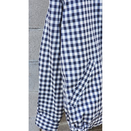 FUJI /  WOOL STAND COLLAR BLOUSON *BLUE