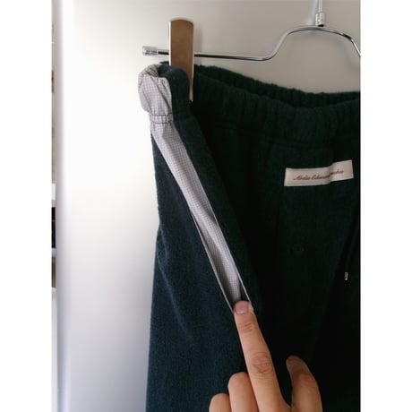 ABELIA EDWARD GOUCHA / LT PANTS fleece *NAVY