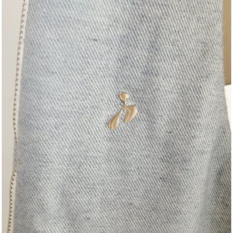 ●HIDAKA / DOWN VEST BAG * SAND BLUE