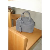 ●Rich I / S.DOME [NUBUCK LEATHER BOSTON BAG・SMALL] *SMOKY