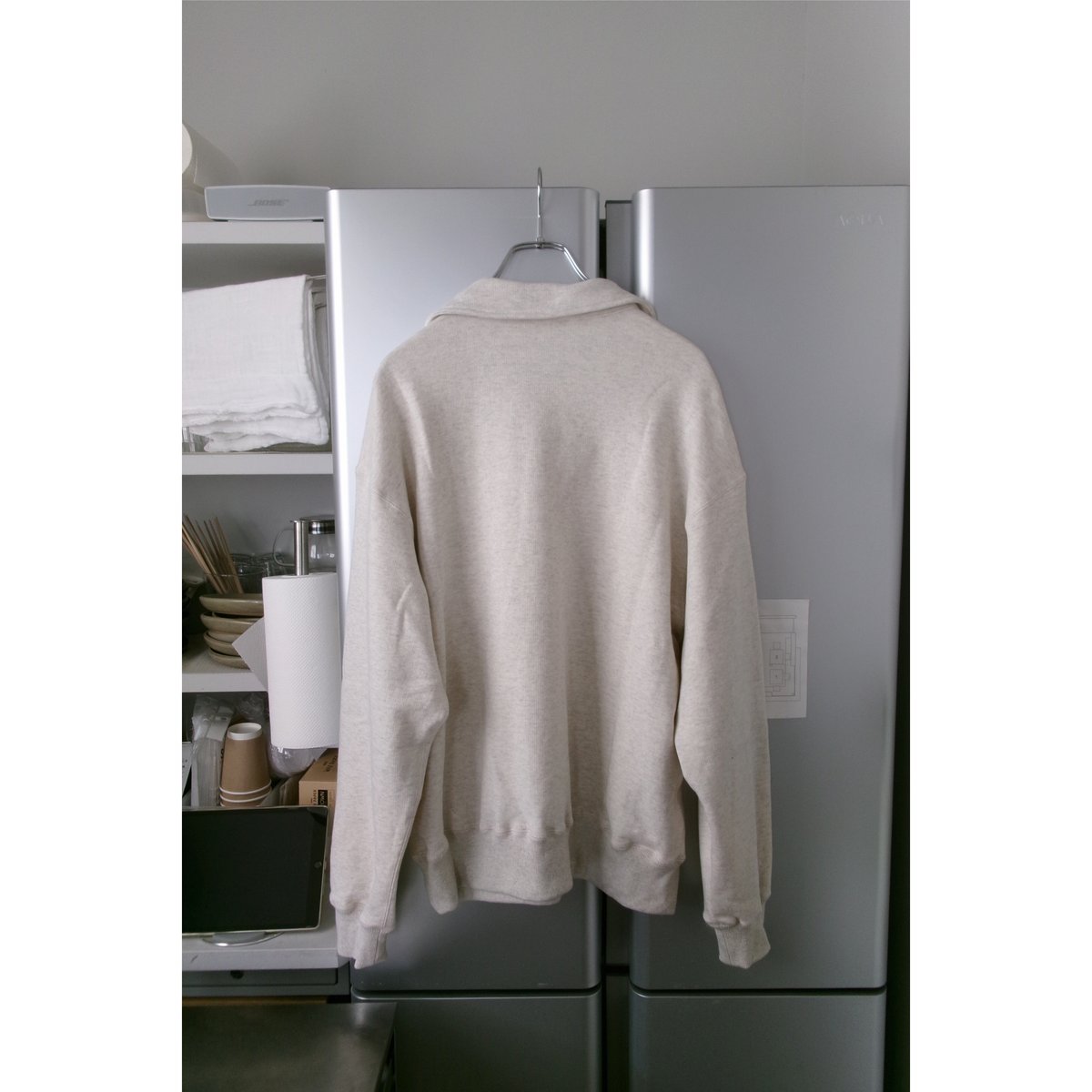 未使用OLD FOLK HOUSE Skipper sweatshirt OLD FOLK HOUSE / Skipper Sweatshirt *Heather gr