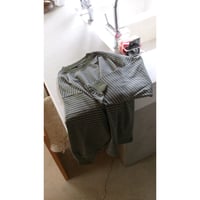 EVCON/ BORDER WIDE L/S T-SHIRT *KHAKI