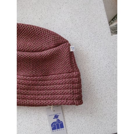 NO ROLL / WASHI BUCKET HAT *WINE