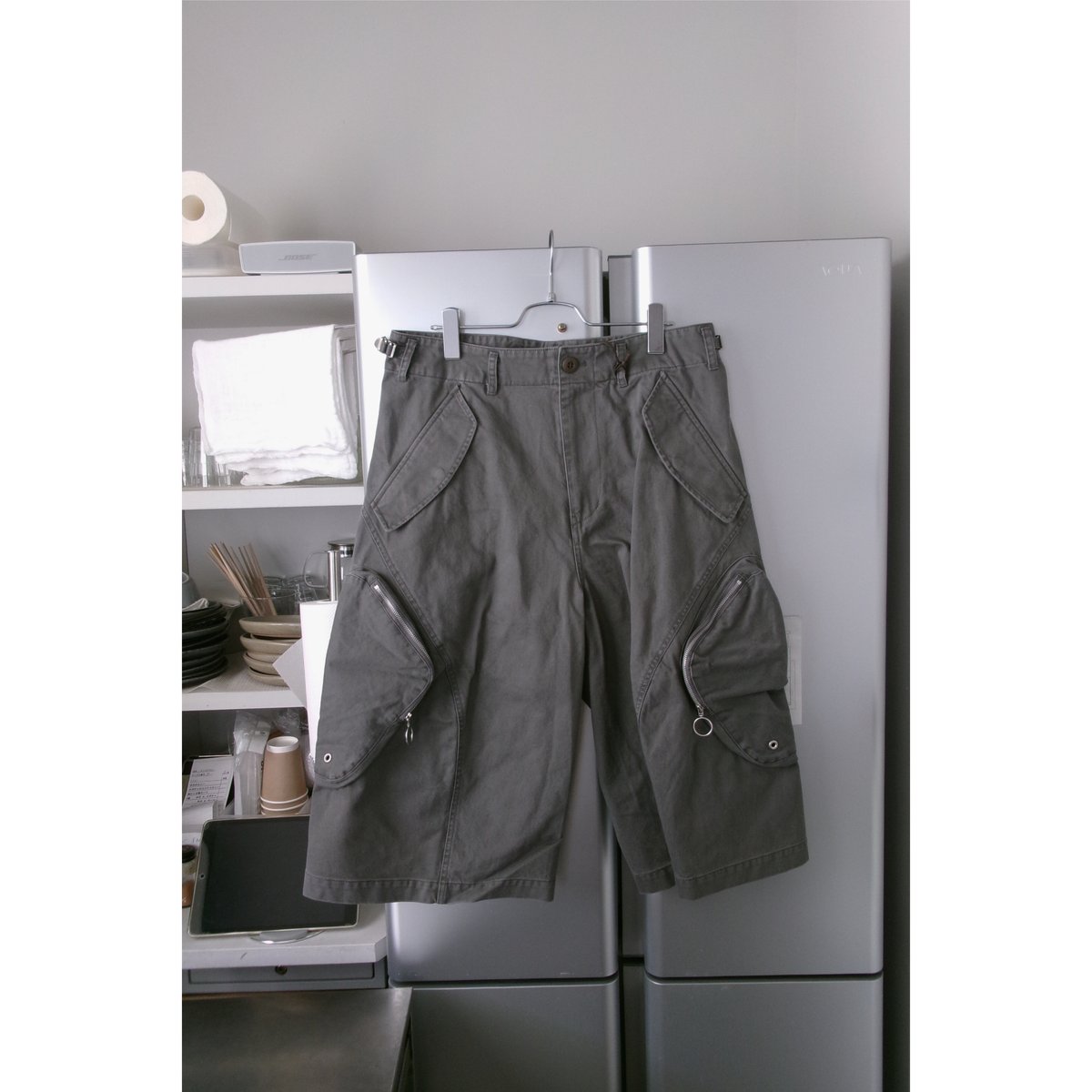 パンツ NVRFRGT 3D Twisted Cargo Shorts 3D TWISTED CARGO SHORTS（カーゴパンツ）｜NVRFRGT（ネヴァーフォー