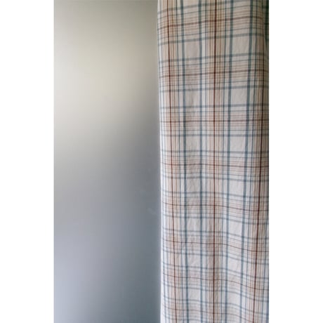 FUJI / COTTON CHECK SKIRT(for ladies) *BEIGE CHECK