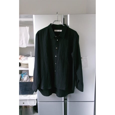 ABELIA EDWARD GOUCHA / FOME SHIRTS  Gauze *BLACK