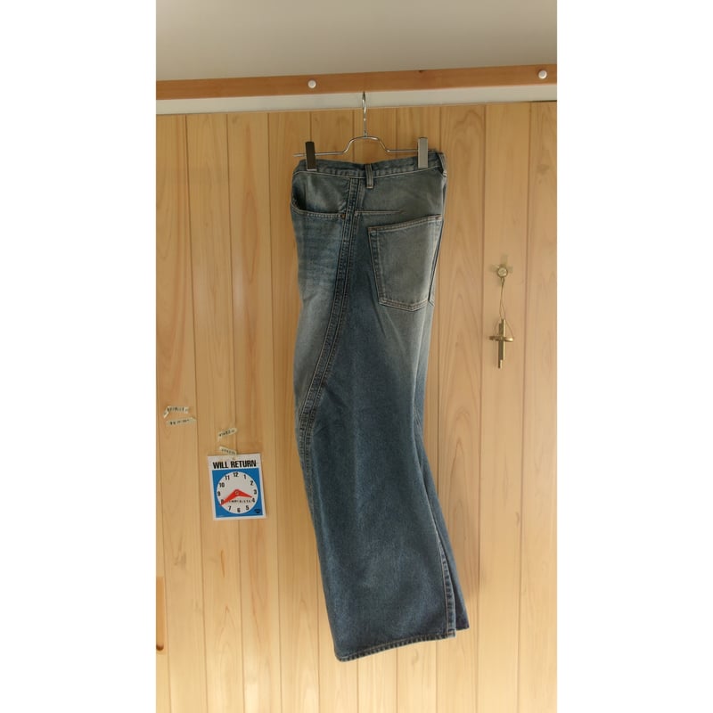 ○NVRFRGT / 3D TWISTED WIDE LEG JEANS *VINTAGE F