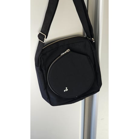 ●HIDAKA / PING-PONG SQUARE BAG *BLACK
