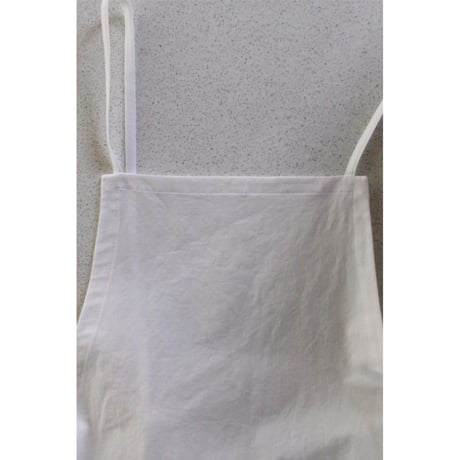 FUJI /  COTTON LINEN ONEPIECE (for ladies) *WHITE