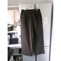 UNIVERSAL PRODUCTS / WOOL FLEECE PANTS *BROWN