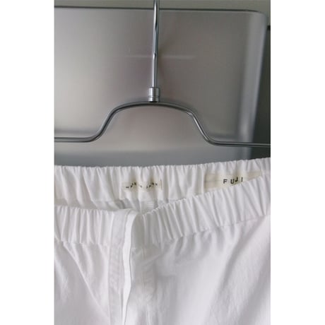 FUJI / COTTON BALLOON PANTS (for ladies) *WHITE