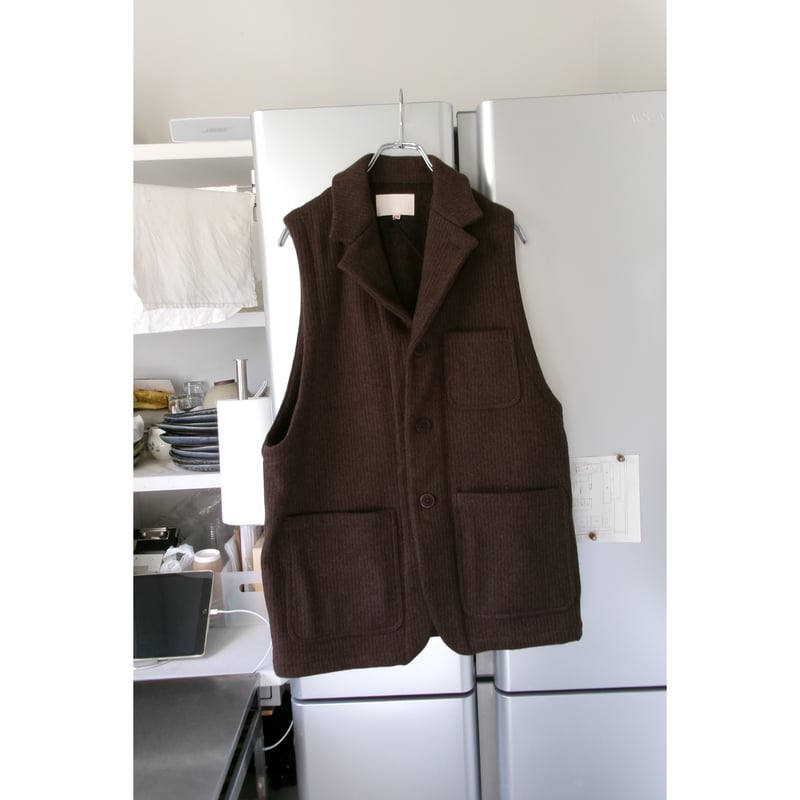 ○YOKO SAKAMOTO / BEACH CLOTH VEST *BROWN | AVET